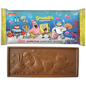 Palmer Double Crisp Spongebob 3 oz. Bar - Visit www.allcitycandy.com for great candy and delicious treats!