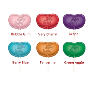 Jelly Belly Assorted Lollipops 48 Count Box - Visit www.allcitycandy.com for great candy and delicious treats!