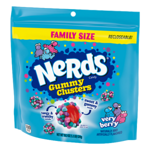 Nerds Very Berry Gummy Cluster 18.5 oz Bag - Visit www.allcitycandy.com for great candy and delicious treats!