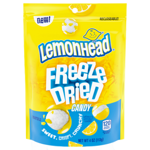 Lemonhead Freeze Dried Candy 4 oz. Bag - Discover www.allcitycandy.com for bulk candy, chocolates, gummies & seasonal sweets. Perfect for parties, gifts & everyday treats—shop your favorites now!