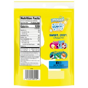 Lemonhead Freeze Dried Candy 4 oz. Bag - Discover www.allcitycandy.com for bulk candy, chocolates, gummies & seasonal sweets. Perfect for parties, gifts & everyday treats—shop your favorites now!