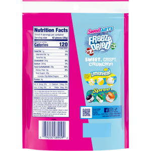 Sweetarts Freeze Dried Candy 4 oz. Bag - Discover www.allcitycandy.com for bulk candy, chocolates, gummies & seasonal sweets. Perfect for parties, gifts & everyday treats—shop your favorites now!