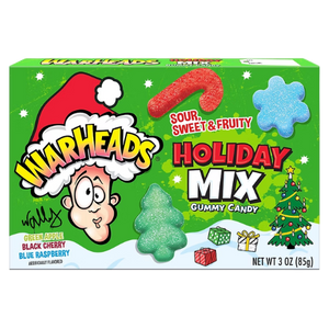Warheads Sour Holiday Mix 3 oz. Theater Box - Discover www.allcitycandy.com for bulk candy, chocolates, gummies & seasonal sweets. Perfect for parties, gifts & everyday treats—shop your favorites now!