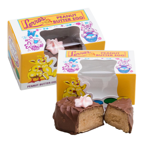 Lerro's Milk Chocolate Peanut Butter Easter Egg 4 oz. Box - Discover www.allcitycandy.com for bulk candy, chocolates, gummies & seasonal sweets. Perfect for parties, gifts & everyday treats—shop your favorites now!