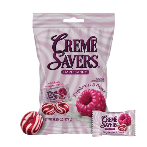 Creme Savers Raspberries & Creme - 3 oz & 6.25 oz. bags - All City