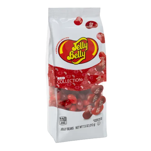 Jelly Belly Red Collection Jelly Beans 7.5 oz. Bag - Visit www.allcitycandy.com for great candy and delicious treats! 