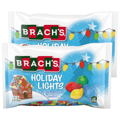 All City Candy Brach's Holiday Lights Jelly Candy 10 oz. Bag Christmas Brach's Confections (Ferrara) For fresh candy and great service, visit www.allcitycandy.com