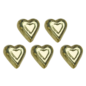 Milk Chocolate Gold Hearts 1.5 lb Bulk Bag - Visit www.allcitycandy.com for great candy and delicious treats! 