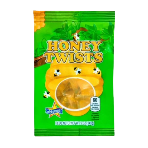 Atkinson's Honey Twist Hard Candy 5 oz. Bag - Visit www.allcitycandy.com for great candy and delicious treats!