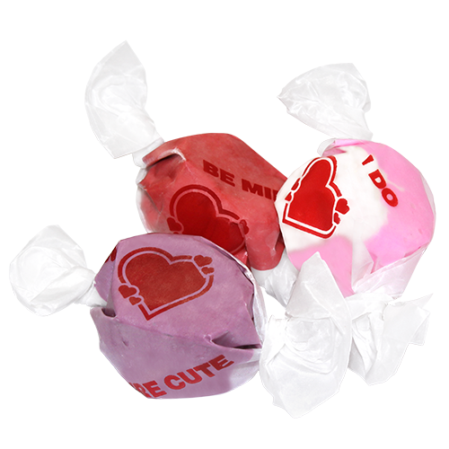 All City Candy Valentines Salt Water Taffy Mix - Visit www.allcitycandy.com for great candy, service and delicious treats.
