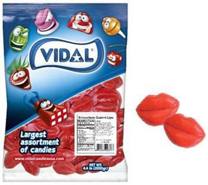 Valentine "Smoochers" Gummi Lips - Bulk Bags