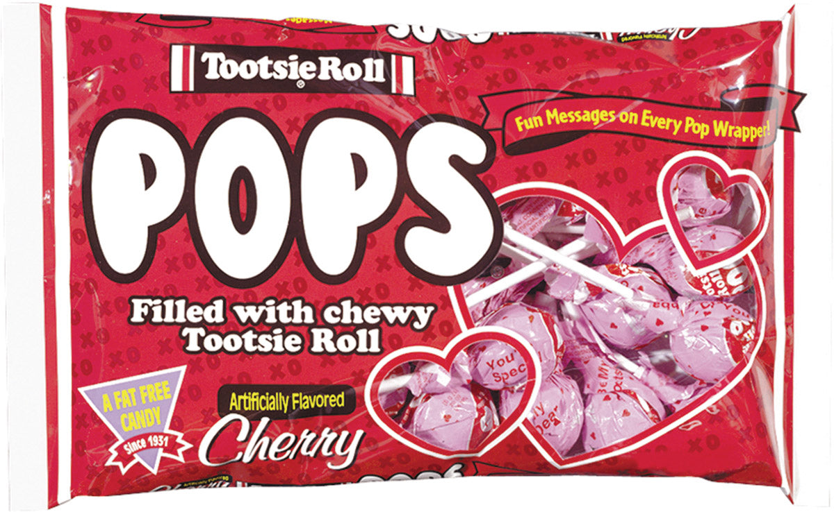 SweeTARTS Cherry Flavored Valentine Lollipops Candy, 30 ct - Gerbes Super  Markets
