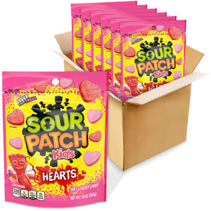 All City Candy Valentine's Sour Patch Kids Hearts 10 oz. Bag Mondelez International For fresh candy and great service, visit www.allcitycandy.com