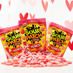 All City Candy Valentine's Sour Patch Kids Hearts 10 oz. Bag Mondelez International For fresh candy and great service, visit www.allcitycandy.com