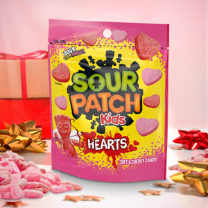 All City Candy Valentine's Sour Patch Kids Hearts 10 oz. Bag Mondelez International For fresh candy and great service, visit www.allcitycandy.com