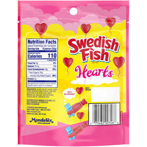 Valentine's Swedish Fish Hearts 10 oz. Bag - For fresh candy and great service, visit www.allcitycandy.com