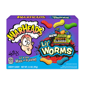 All City Candy Warheads Lil Worms Theater Box 3.5 oz. Theater Boxes Impact Confections For fresh candy and great service, visit www.allcitycandy.com