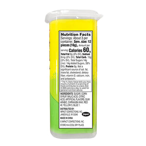 All City Candy WarHeads Mini Extreme Sour Hard Candy - 1.75 oz. Pack Impact Confections For fresh candy and great service, visit www.allcitycandy.com