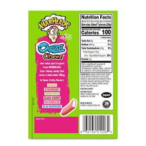 All City Candy Warheads Ooze Chewz - 3.5-oz. Theater Box Theater Boxes Impact Confections For fresh candy and great service, visit www.allcitycandy.com