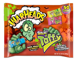 Warheads Halloween Sour Taffy 10.58 oz. Bag