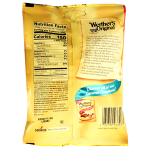 Werther's Original Salted Caramel Creme Soft Caramels 4.51 oz. Bag - For fresh candy and great service, visit www.allcitycandy.com