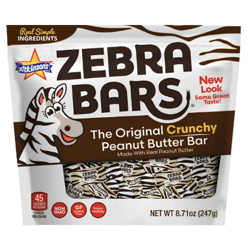 Atkinsons Zebra Bars 8.71 oz. Bag - Visit www.allcitycandy.com for great candy and delicious treats! 
