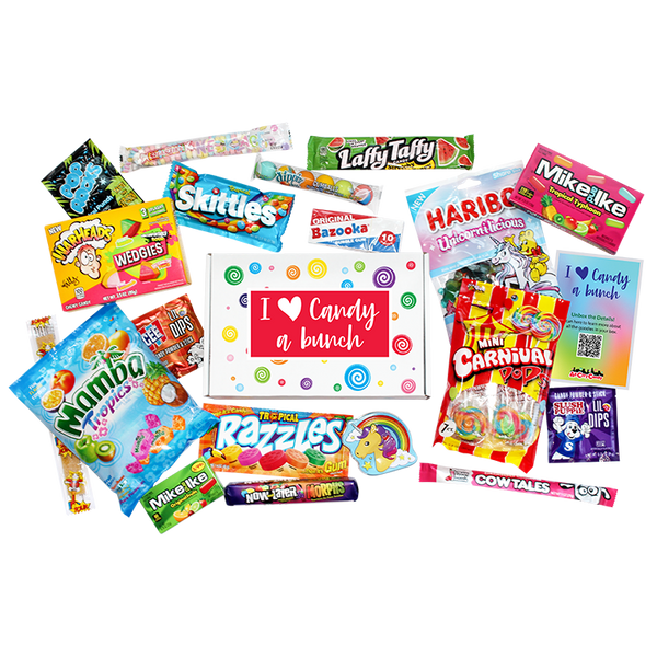 I ️ Candy A Bunch Assortment Box – Mega Monthly Candy Mystery Box - All ...