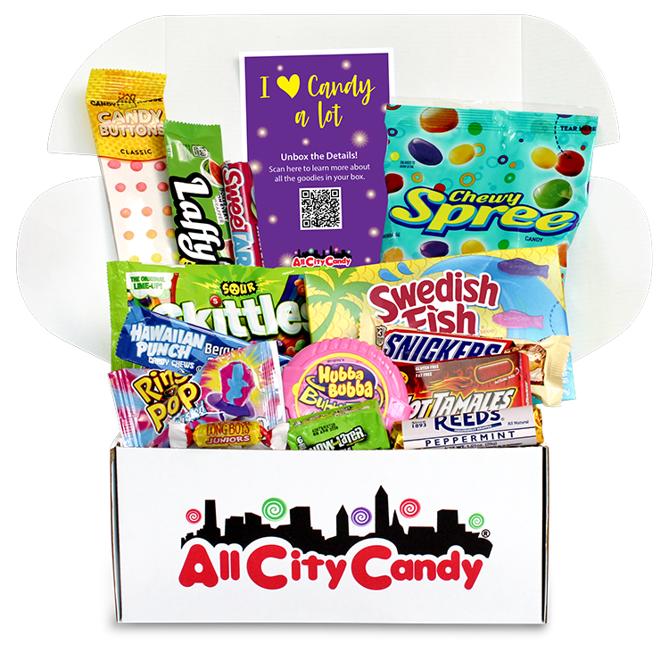 All City Candy All City Candy's I Really ♥️ Candy Assortment Box Candy Box All City Candy For fresh candy and great service, visit www.allcitycandy.com