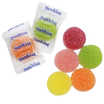 All City Candy Jelly Belly Sunkist Fruit Gems Soft Candy in Bulk Bulk Wrapped Jelly Belly For fresh candy and great service, visit www.allcitycandy.com