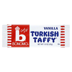 Bonomo Vanilla Turkish Taffy Candy Bar 1.5 oz.