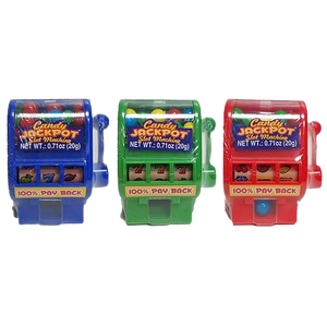 Candy Jackpot Slot Machine Gumball Dispenser .71 oz.