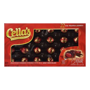 All City Candy Cella's Foil Wrapped Milk Chocolate Covered Cherries - 11-oz. Box Chocolate Tootsie Roll Industries For fresh candy and great service, visit www.allcitycandy.com
