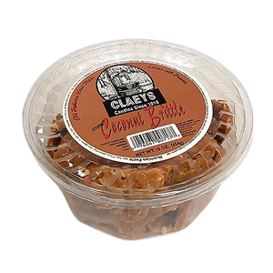 All City Candy Claeys Gourmet Coconut Peanut Brittle - 16-oz. Tub Brittle Claeys Candies For fresh candy and great service, visit www.allcitycandy.com