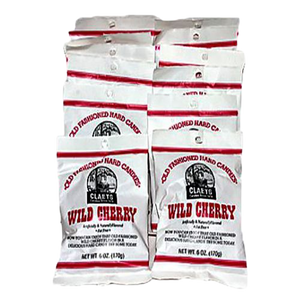 All City Candy Claeys Wild Cherry Old Fashioned Hard Candies - 6-oz. Bag Hard Claeys Candies Case of 12 For fresh candy and great service, visit www.allcitycandy.com