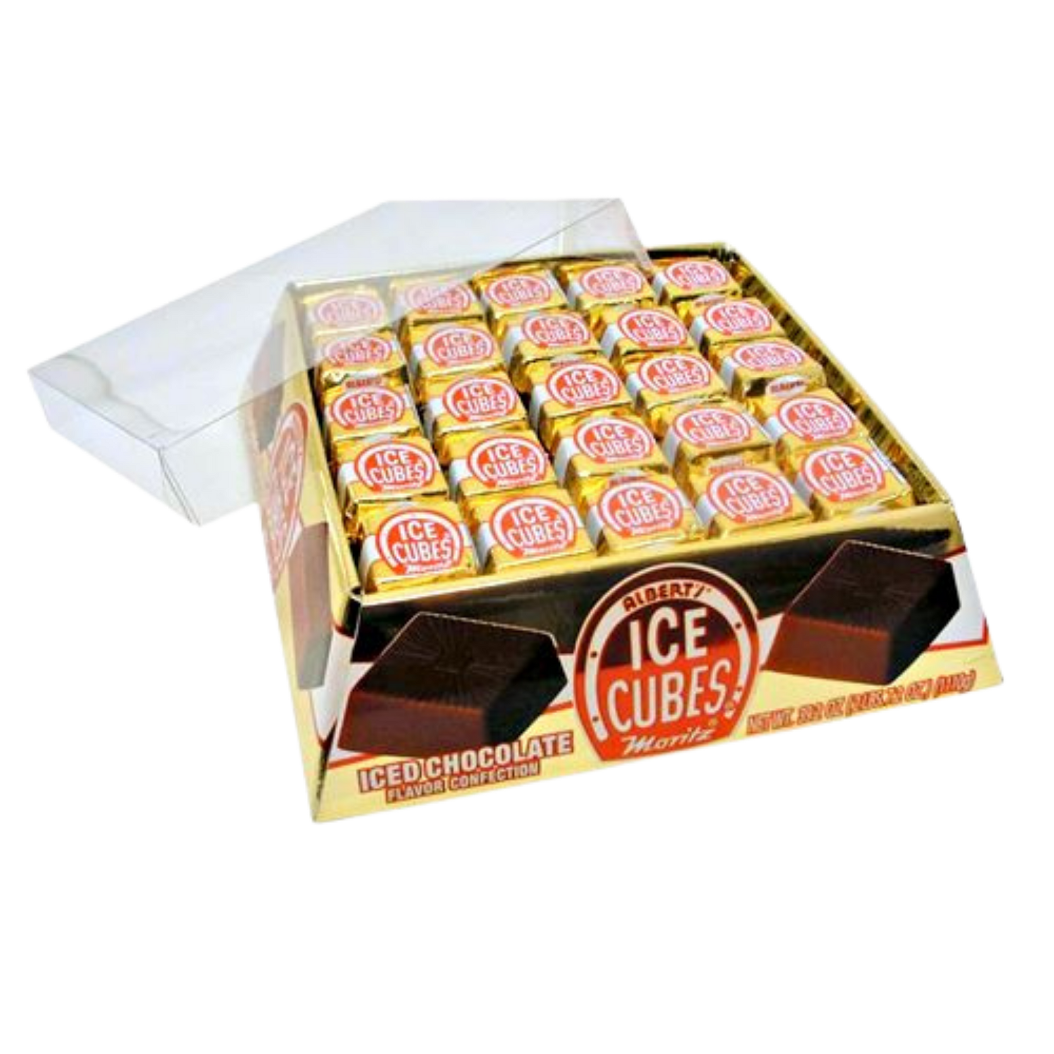 All City Candy Ice Cubes Chocolate Candy- 1.2 oz. Chocolate Albert's Candy Case of 100 For fresh candy and great service, visit www.allcitycandy.com