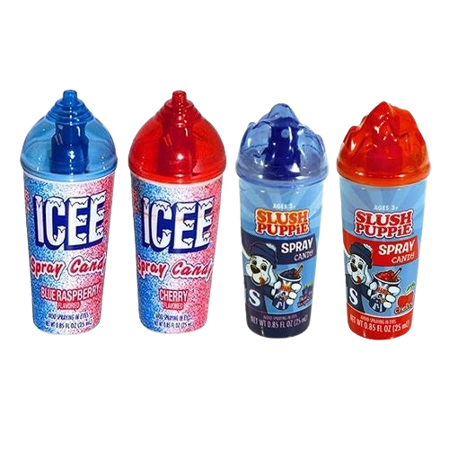 ICEE or Slush Puppie Spray Candy .85 fl. oz. - All City Candy