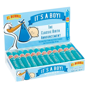 All City Candy It's a Boy Birth Announcement Bubble Gum Cigars Gum/Bubble Gum Concord Confections (Tootsie) Box of 36 For fresh candy and great service, visit www.allcitycandy.com