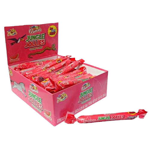 Jungle Jollies Watermelon Chewy Candy 48 Piece Box All City Candy