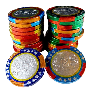 Milk Chocolate Casino Chips in Bulk