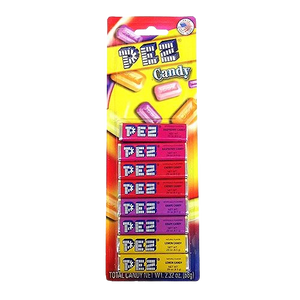 PEZ Assorted Fruit Candy Refills .29 oz. - 8 Pack