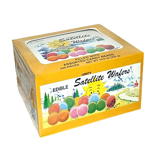 Satellite Wafers Candy - Box of 240