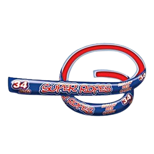 Super Ropes Rollin' Red 34" Licorice Rope