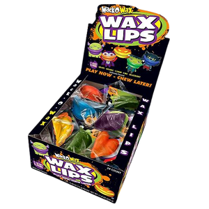 All City Candy Wack-O-Wax Halloween Wax Lips Halloween Concord Confections (Tootsie) For fresh candy and great service, visit www.allcitycandy.com