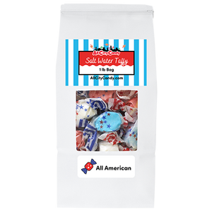 All American Red White & Blue Salt Water. For fresh candy and great service, visit www.allcitycandy.com