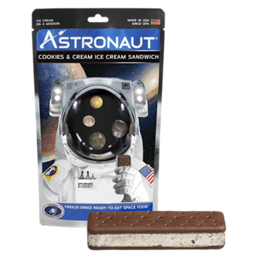 Astronaut Cookies and Cream Ice Cream Sandwich 1.1 oz. Bag - For fresh candy and great service, visit www.allcitycandy.com
