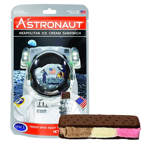 All City Candy Astronaut Freeze-Dried Neapolitan Ice Cream Sandwich 1 oz. Novelty American Outdoor Products Inc. For fresh candy and great service, visit www.allcitycandy.com