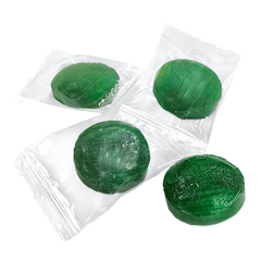 Atkinson's Green Apple Buttons Hard Candy - 3 LB Bulk Bag - All