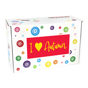 I Love Autumn $30 Assortment Box - For fresh candy and great service, visit www.allcitycandy.com