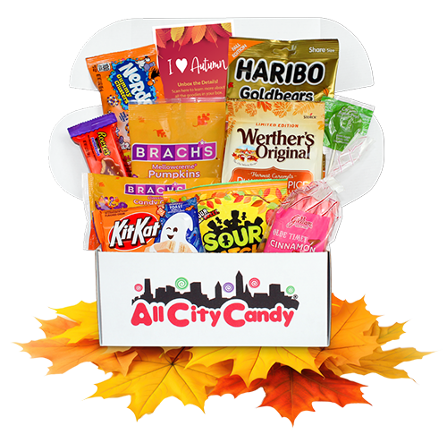 I Love Autumn $30 Assortment Box - For fresh candy and great service, visit www.allcitycandy.com