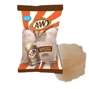 A&W Root Beer Cotton Candy 3.1 oz. Bag